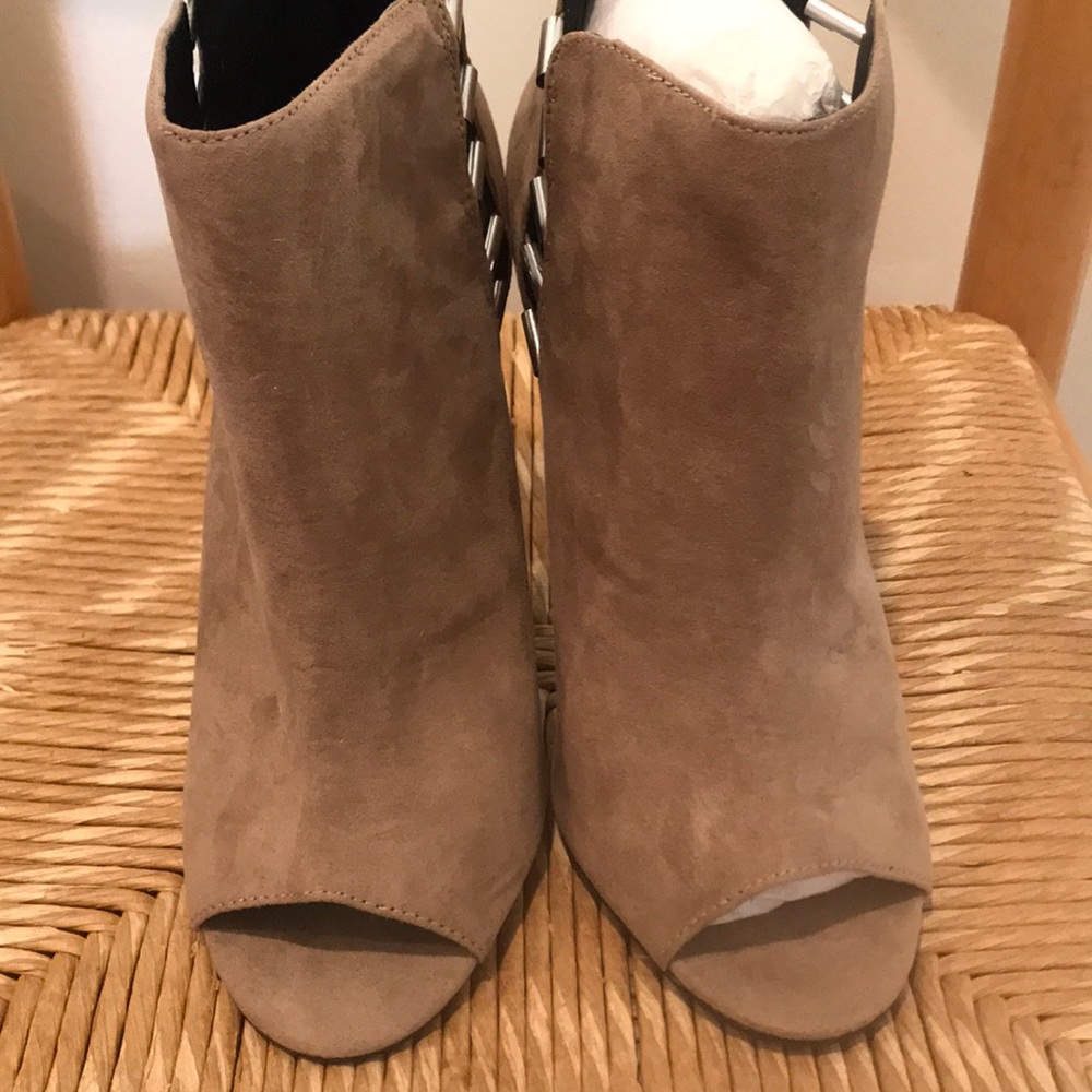 Brand new asos open toed booties